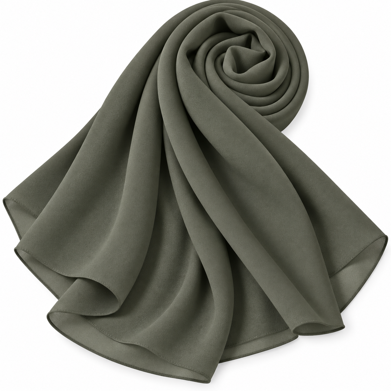 Plain indonesian chiffon hijab  Seal 22