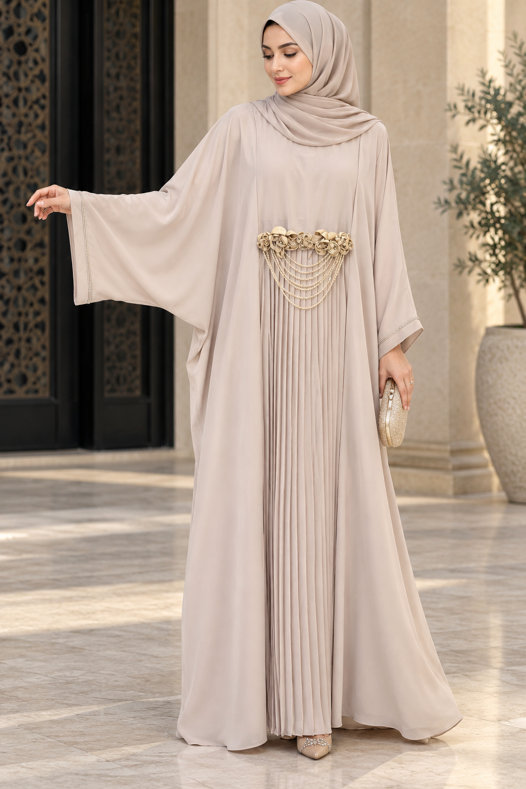 Party wear abaya 